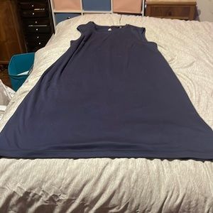 Eileen fisher navy blue dress